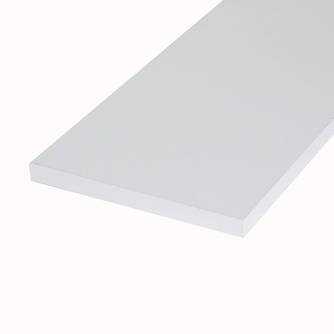 Leroymerlin Ripiano per mobile in truciolare rivestito melaminico ARTENS L 100 x P 30 Sp 18 mm bianco