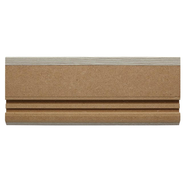 Leroymerlin Battiscopa Classic Resort in mdf marrone Sp 10 mm x H 8 x L 220 cm / 2.2 m Offerta San Valentino