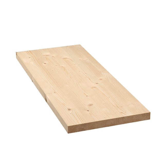 Leroymerlin Tavola lamellare in legno di abete 1° scelta L 60 x 150 cm x Sp 27 mm Bestseller