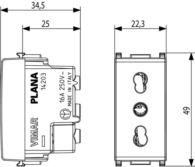 Leroymerlin Presa di alimentazione Plana VIMAR 16 A colore bianco Offerte stagionali