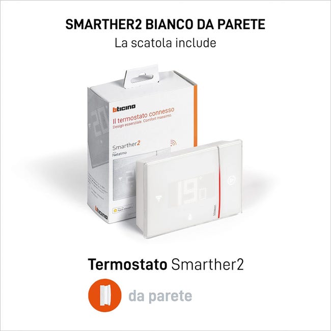 Leroymerlin Termostato intelligente e connesso BTICINO Cronotermostato WiFi bianco Ultimo giorno