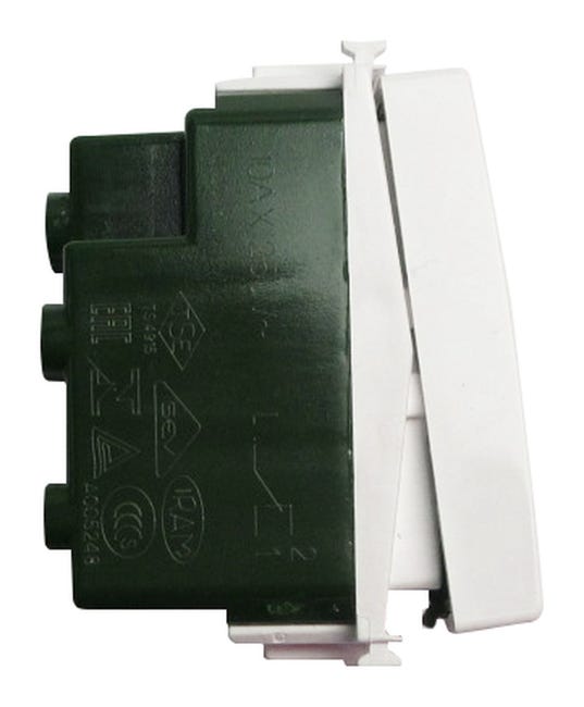 Leroymerlin Deviatore Deviatore 1P 10AX bianco Plana VIMAR bianco Fino al 60% di sconto