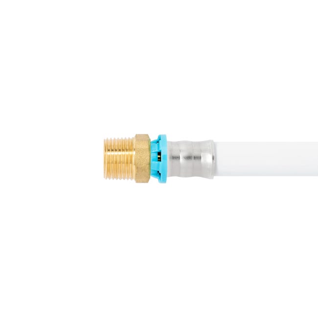 Leroymerlin Manicotto per tubo in ottone M 1/2" (15x21) 16 mm M 1/2" (15x21) L51.8 mm 50% di sconto con spedizione gratuita