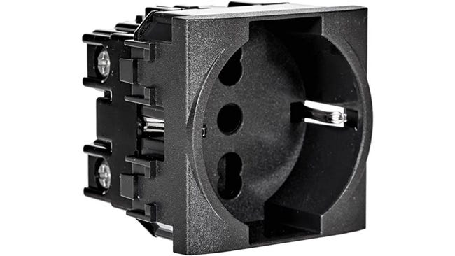 Leroymerlin Presa di alimentazione universale Living light BTICINO 16 A colore nero Trasporto libero internazionale