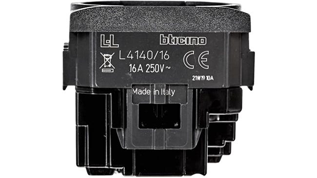 Leroymerlin Presa di alimentazione universale Living light BTICINO 16 A colore nero Trasporto libero internazionale