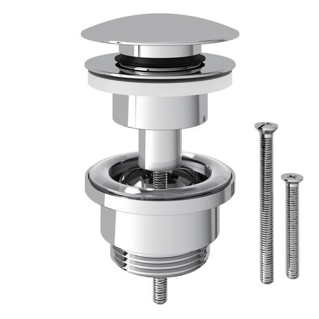 Leroymerlin Piletta click-clack EQUATION in ottone cromato attacco 1 1/2" foro Ø 40 mm Vendita