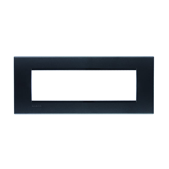 Leroymerlin Placca 7 moduli Living light BTICINO antracite