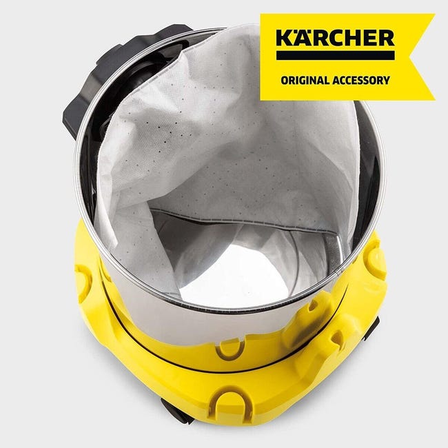 Leroymerlin Sacchetto di aspirazione KARCHER FILTRO IN VELLO poliestere 19 L per wd 2 wd 3 e se 4 pezzi Promozione Limitata