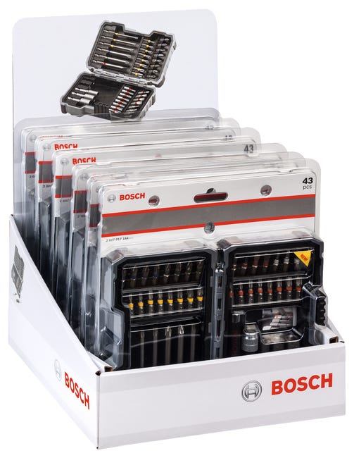 Leroymerlin Set di inserti per avvitatori BOSCH PROFESSIONAL 43 pezzi Sottocosto