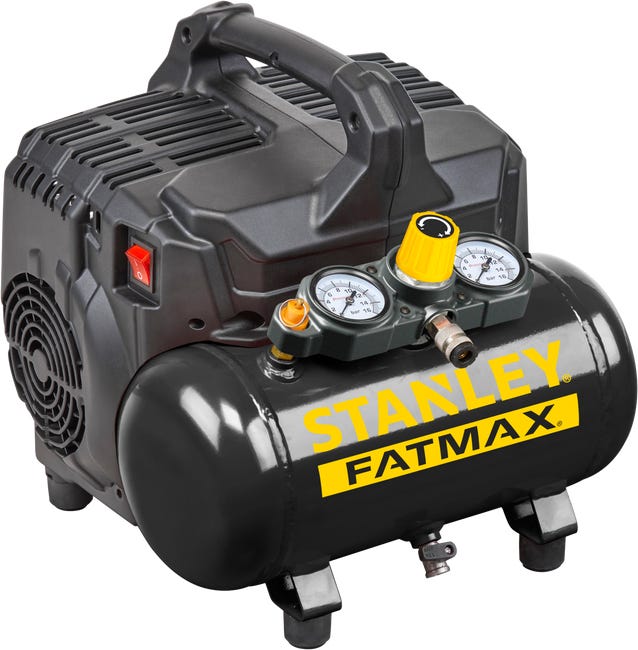 Leroymerlin Compressore silenziato STANLEY FATMAX DST 101/8/6 1 hp 8 bar 6 litri Novità