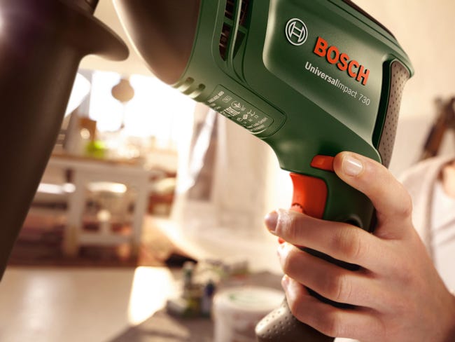 Leroymerlin Trapano a percussione BOSCH Universal Impact 730 W Economico