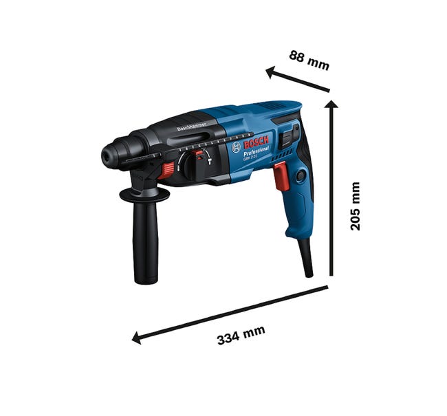 Leroymerlin Martello combinato BOSCH PROFESSIONAL GBH 2-21 SDS Plus 720W 2000 giri/min Vendita Economica