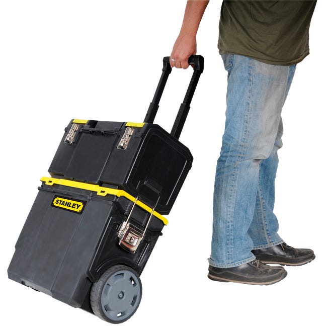 Leroymerlin Baule porta utensili STANLEY Workcenter 3 in 1 43 L in polipropilene L28.4 X H63 X P28.4 cm Prezzo di fabbrica