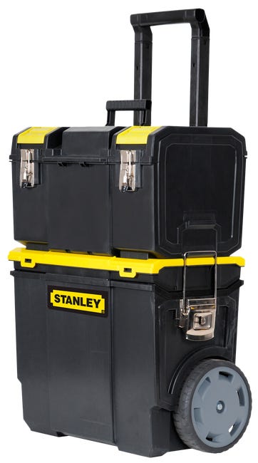 Leroymerlin Baule porta utensili STANLEY Workcenter 3 in 1 43 L in polipropilene L28.4 X H63 X P28.4 cm Prezzo di fabbrica