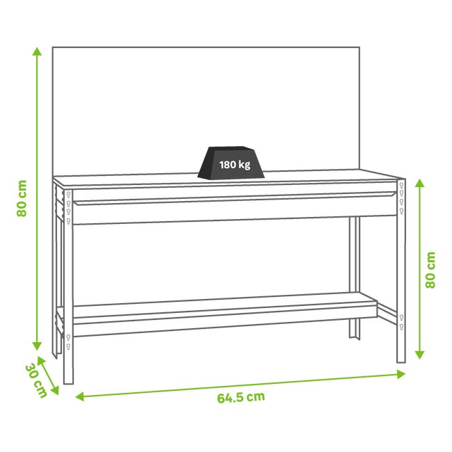 Leroymerlin Banco da lavoro pieghevole WOLFCRAFT 64.5 x 45.0 x 80.0 cm 180.0 kg Offerta speciale