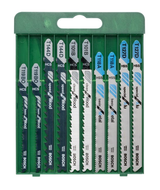 Leroymerlin Set lame per seghetto alternativo BOSCH in acciaio L 150 mm 10 pezzi Vendita calda