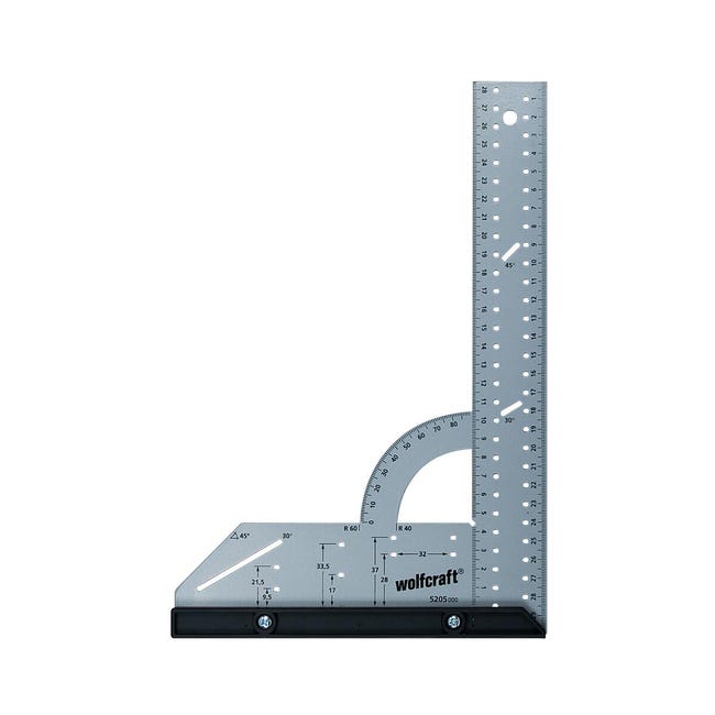 Leroymerlin Squadrato WOLFCRAFT in acciaio 30 x 20 cm Offerte esclusive