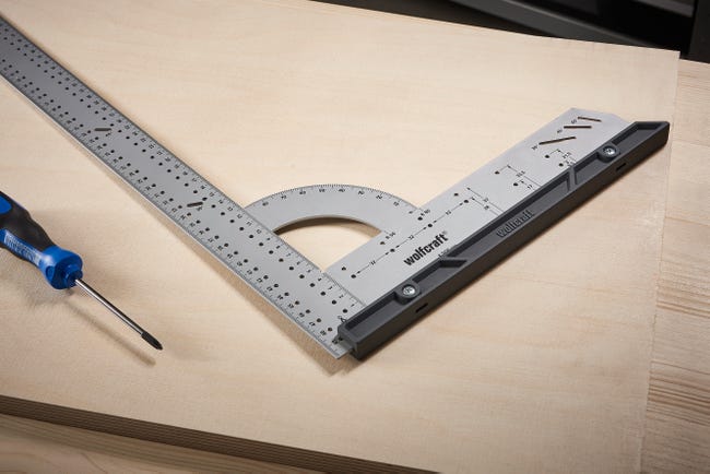 Leroymerlin Squadrato WOLFCRAFT in acciaio 30 x 20 cm Offerte esclusive