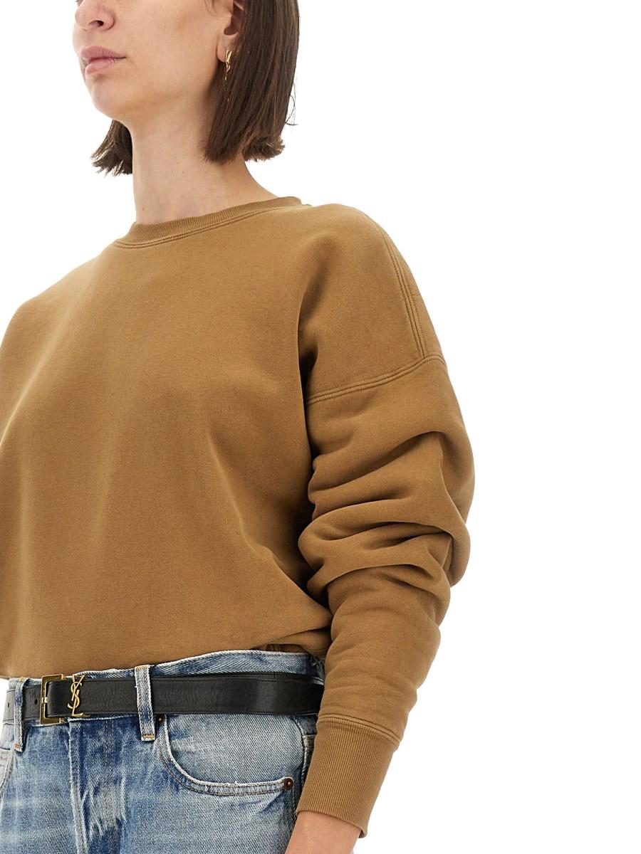 SAINT LAURENT FELPA CON LOGO Novità