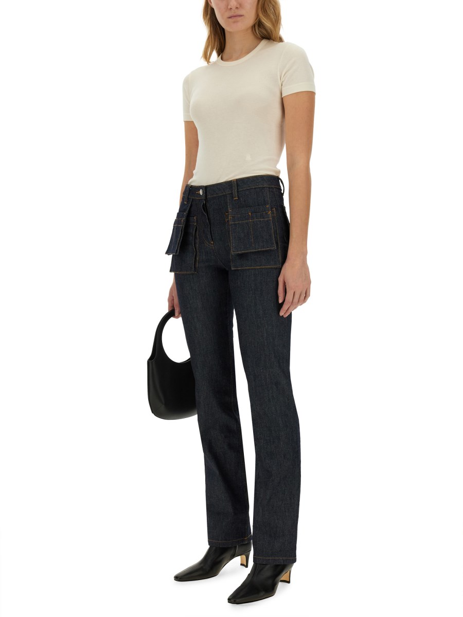 HELMUT LANG T-SHIRT SLIM FIT IN MODAL Super sconto