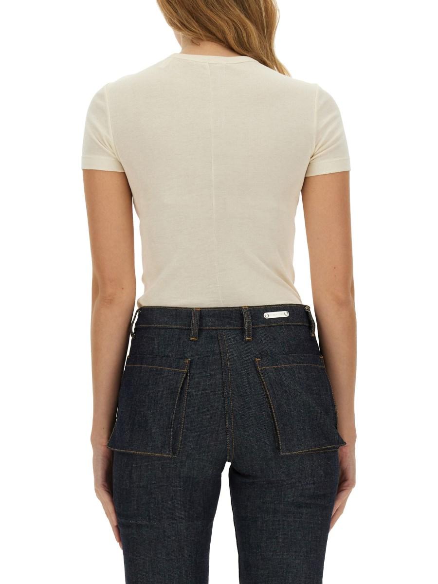 HELMUT LANG T-SHIRT SLIM FIT IN MODAL Super sconto