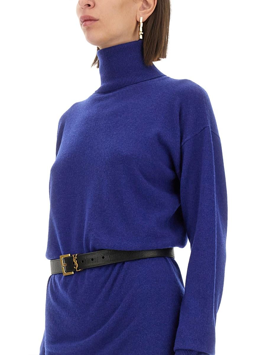 SAINT LAURENT PULLOVER IN CASHMERE CON GIARRETTIERA Online