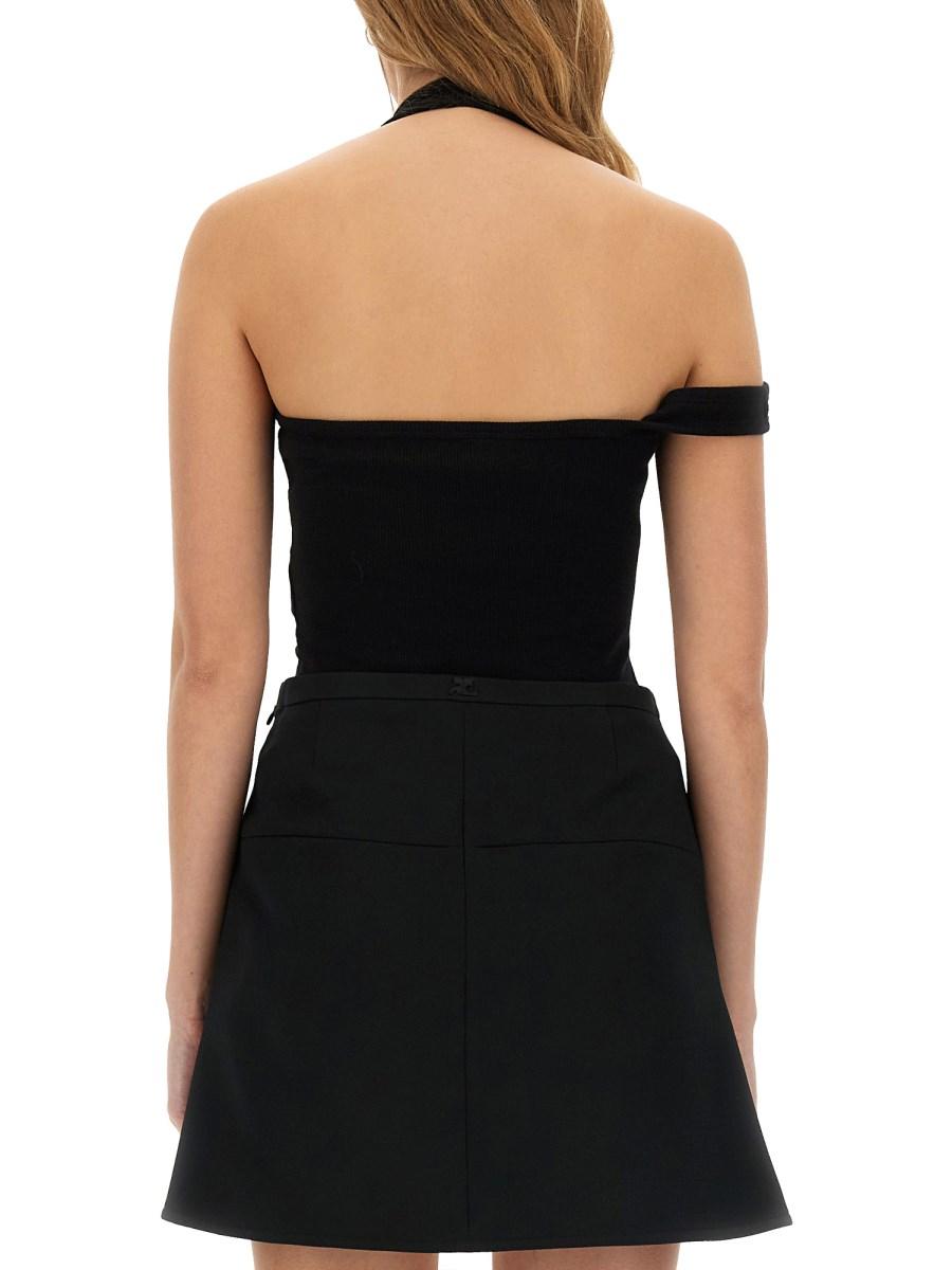 COURREGES TOP ASIMMETRICO '90 A COSTE In Saldo