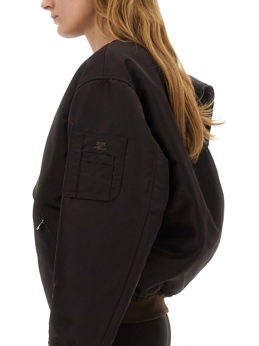 COURREGES BOMBER CON COLLO A FIOCCO 2025