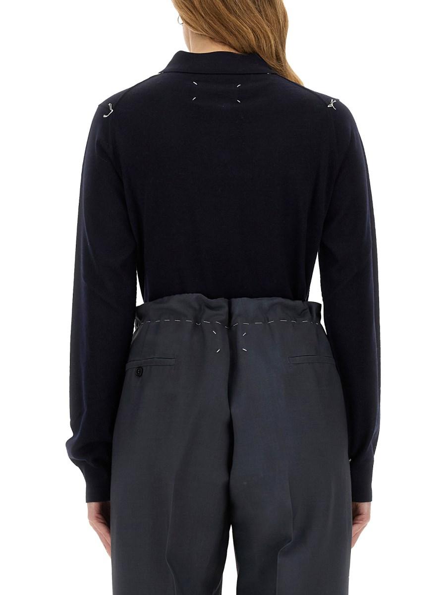 MAISON MARGIELA POLO IN LANA Italia