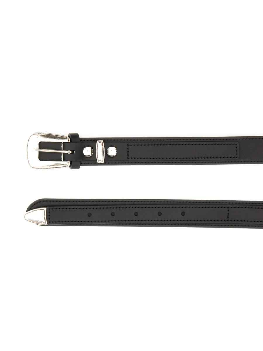 LEMAIRE CINTURA WESTERN MINIMAL IN PELLE In Linea