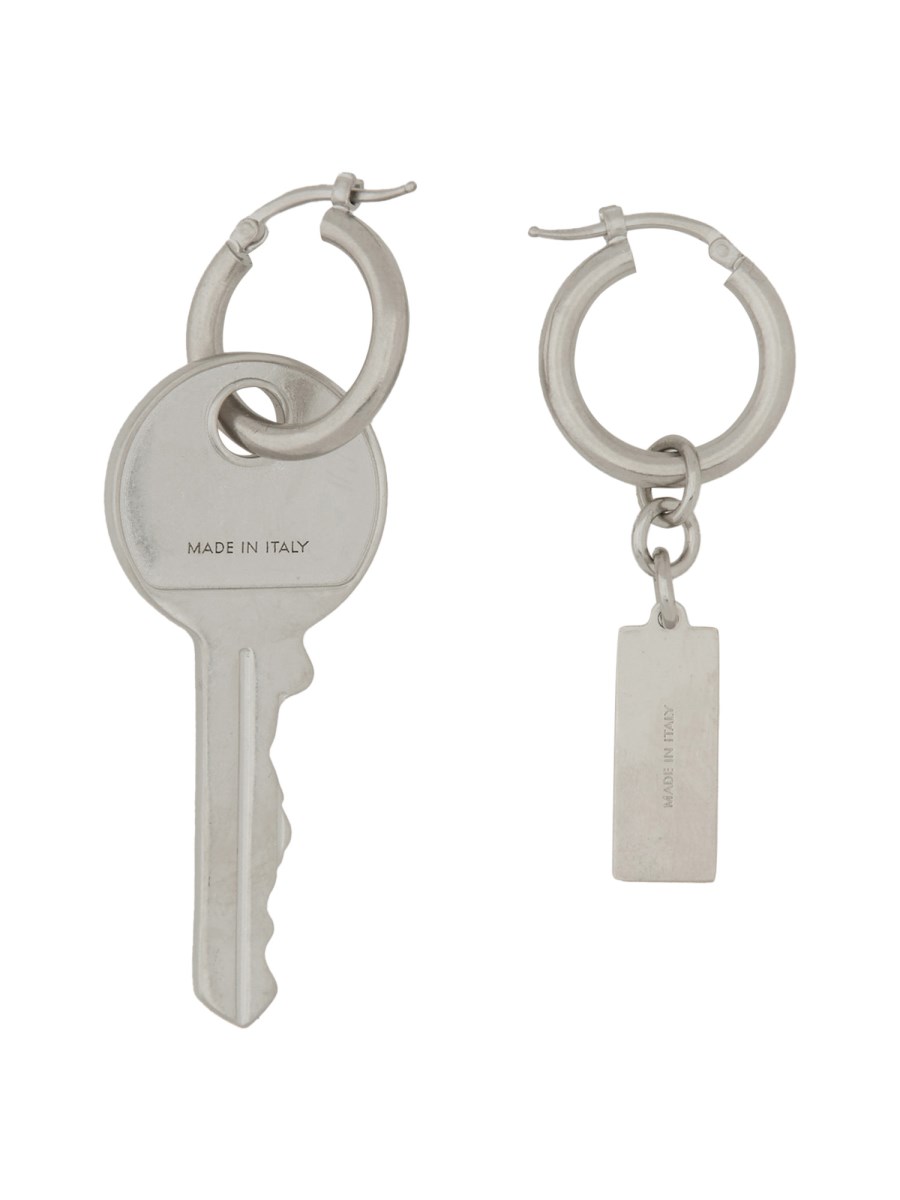MM6 MAISON MARGIELA ORECCHINI TAG AND KEY Novità