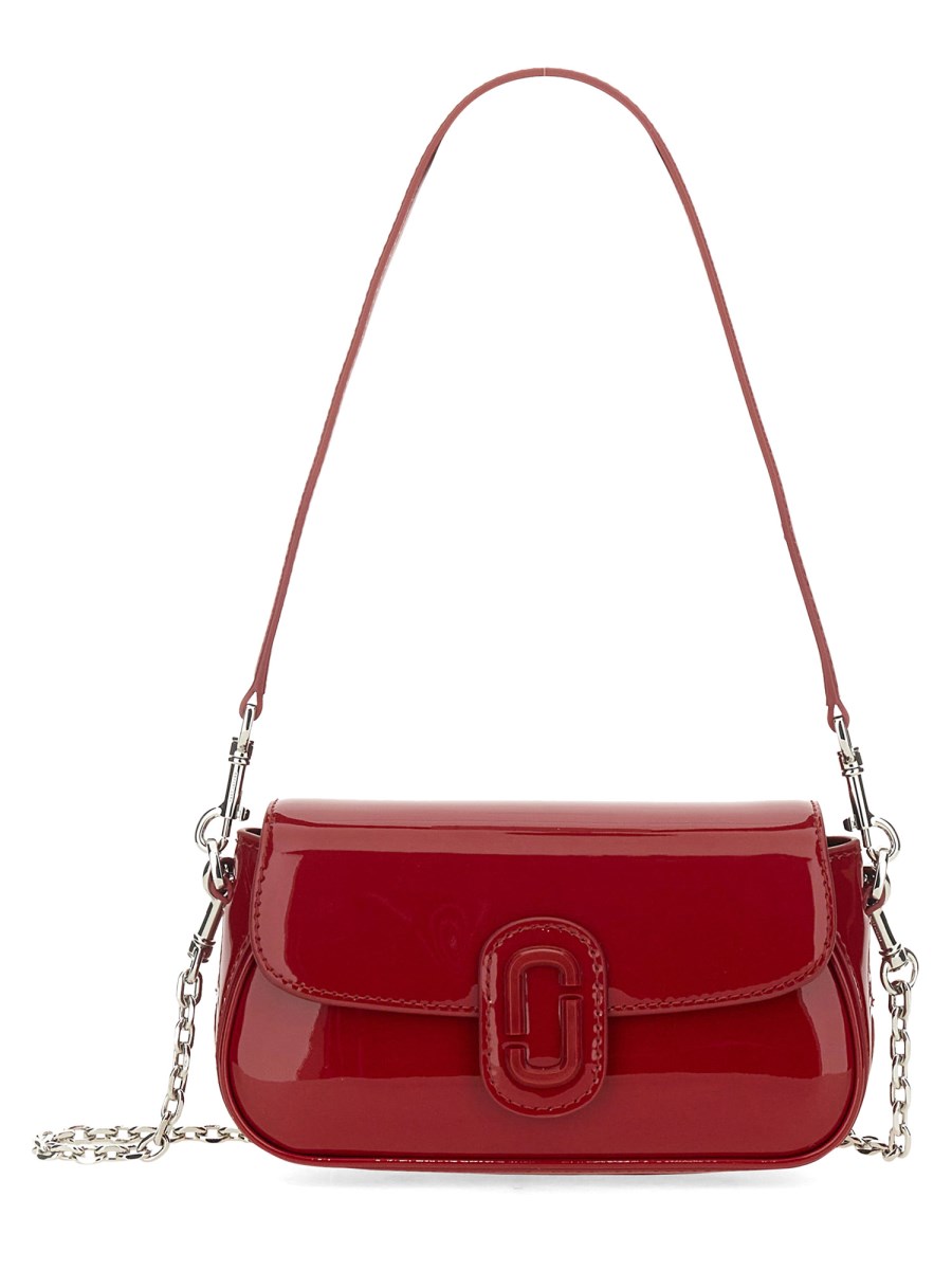 MARC JACOBS BORSA A SPALLA "CLOVER" IN PELLE VERNICIATA In Linea