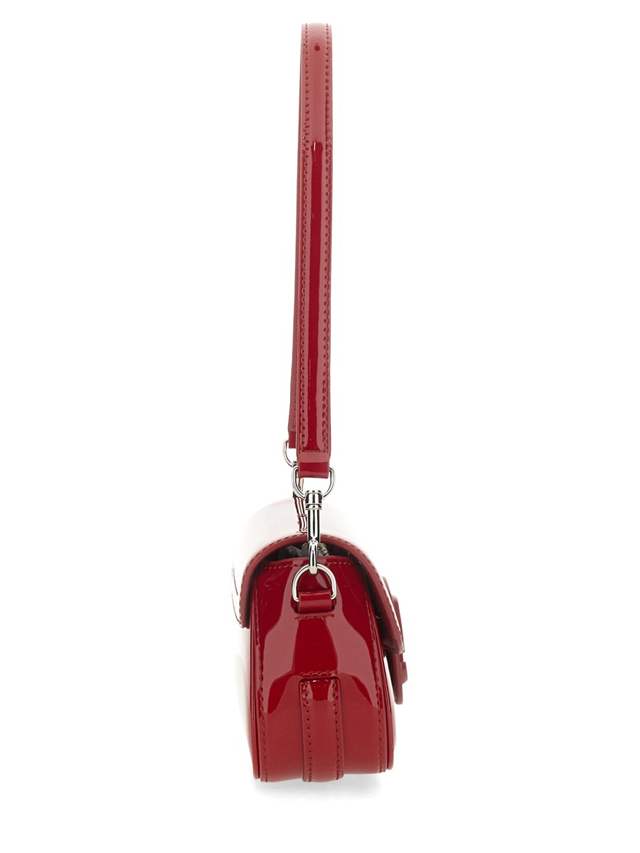 MARC JACOBS BORSA A SPALLA "CLOVER" IN PELLE VERNICIATA In Linea