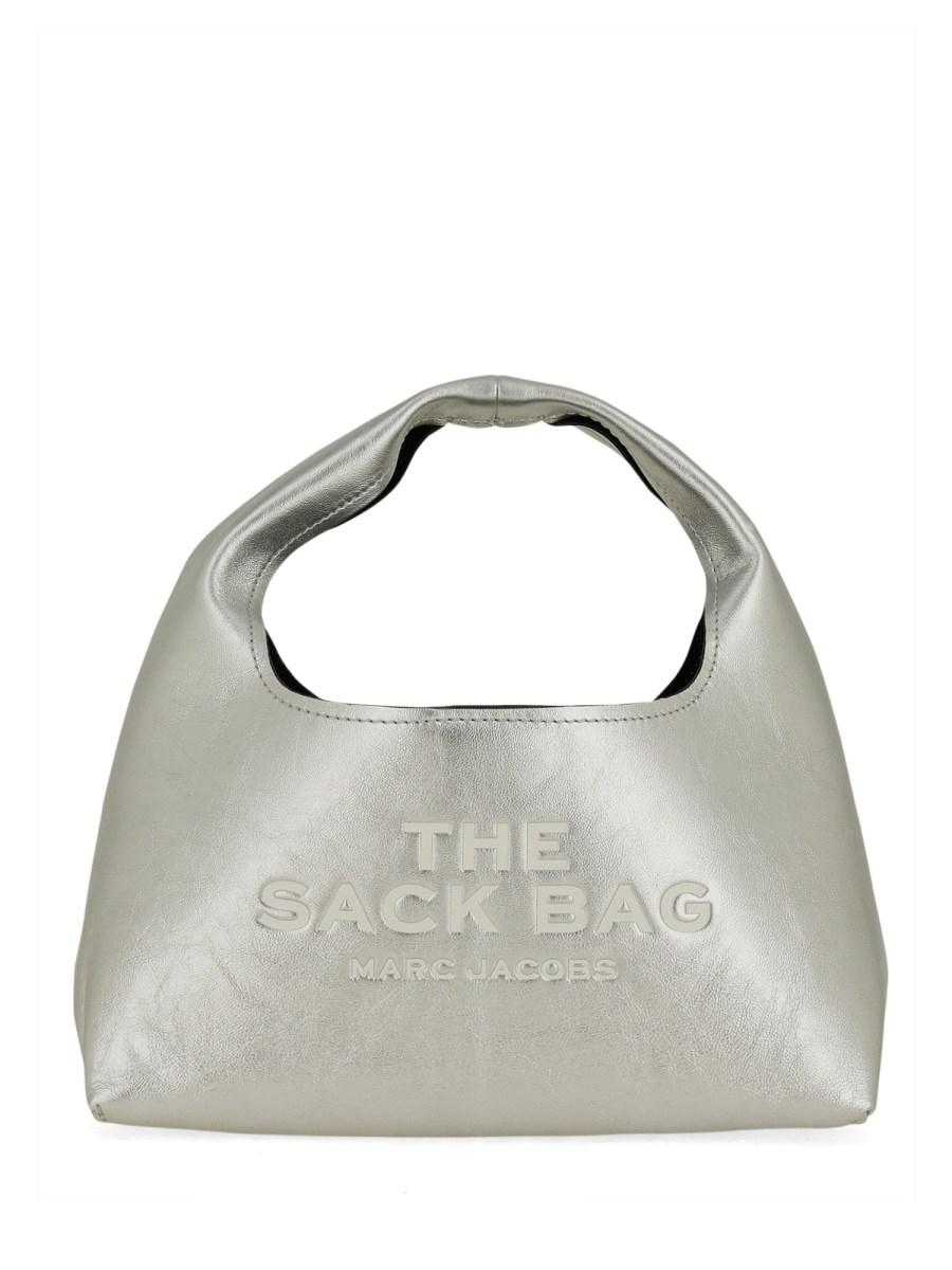 MARC JACOBS BORSA THE SACK MINI IN PELLE METALLIZZATA Qualità