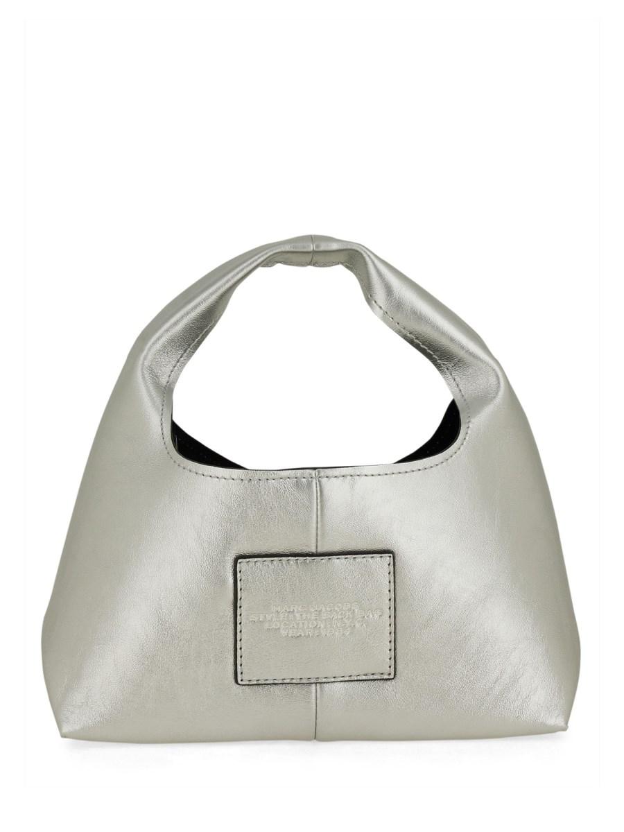 MARC JACOBS BORSA THE SACK MINI IN PELLE METALLIZZATA Qualità