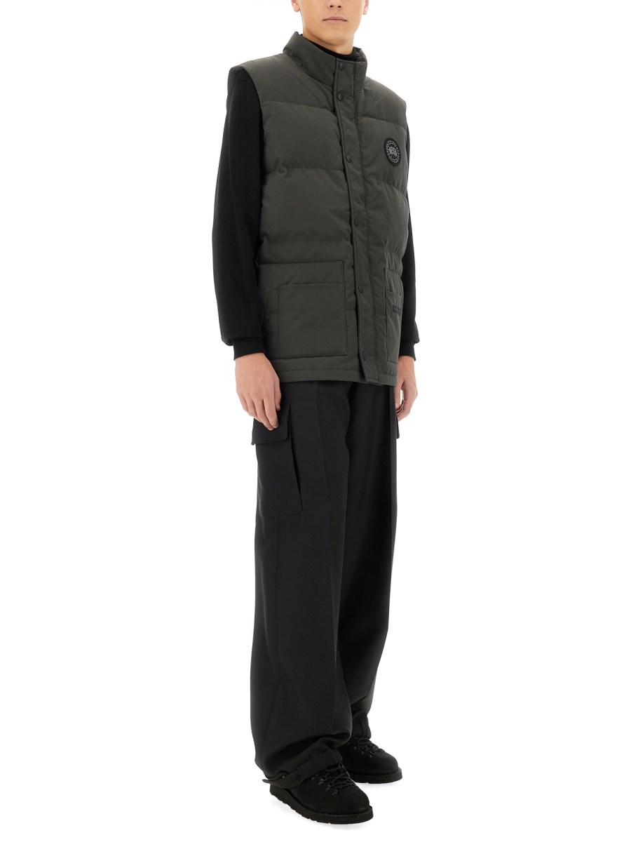 CANADA GOOSE GILET IMBOTTITO CON LOGO Novità