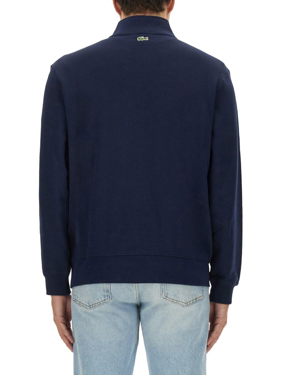 LACOSTE FELPA IN COTONE CON LOGO Outlet