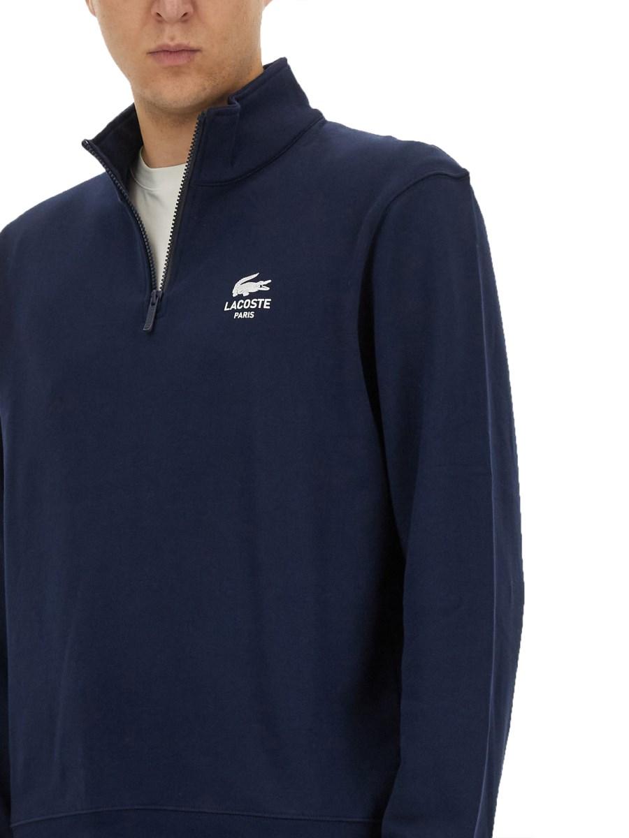 LACOSTE FELPA IN COTONE CON LOGO Outlet
