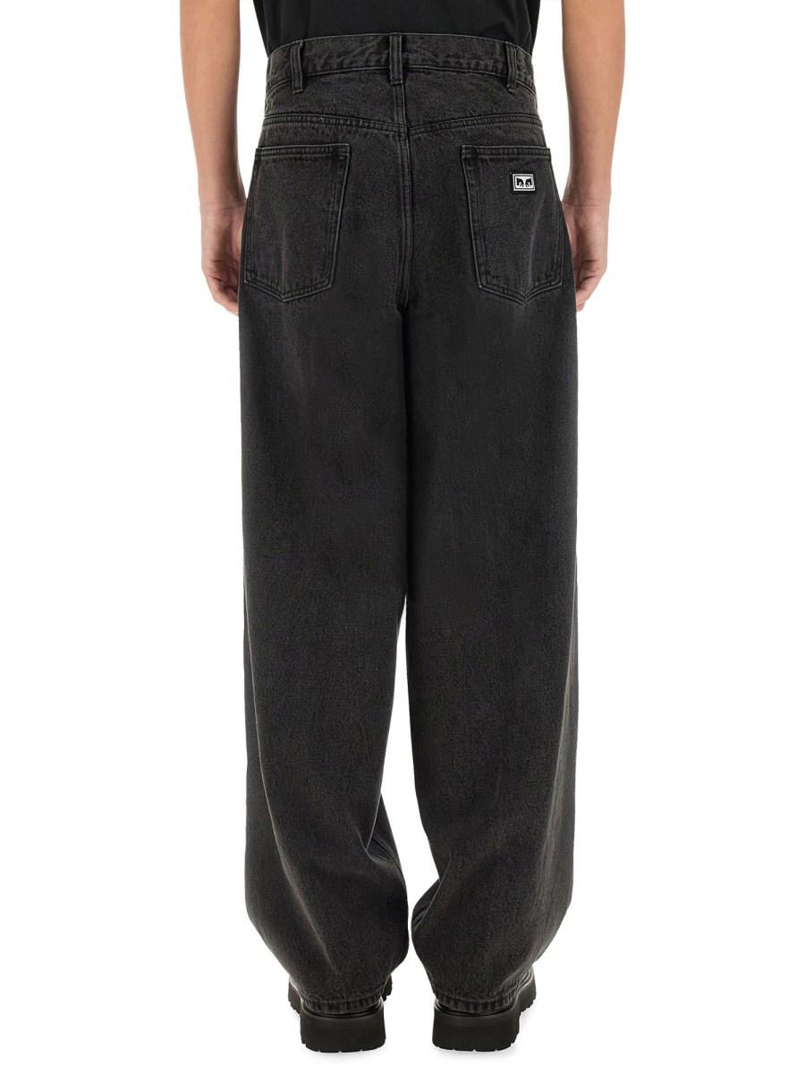 OBEY JEANS BAGGY FIT IN DENIM DI COTONE Hotsell