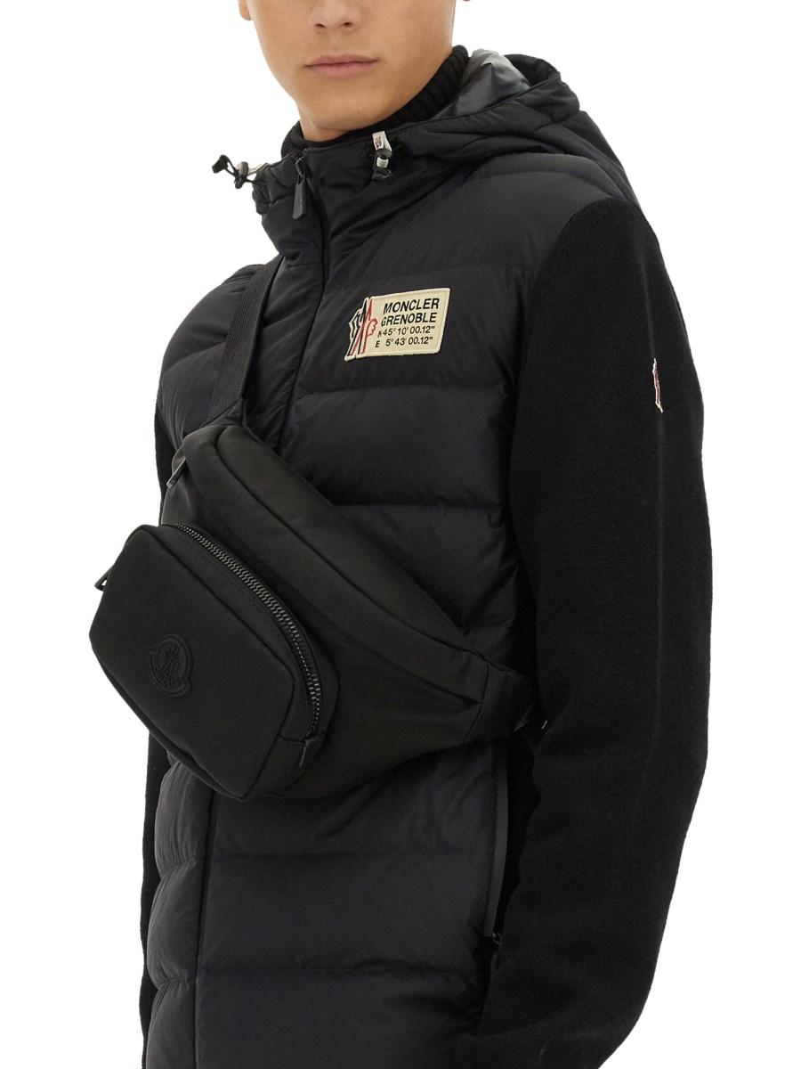 MONCLER GRENOBLE CARDIGAN CON LOGO In Saldo
