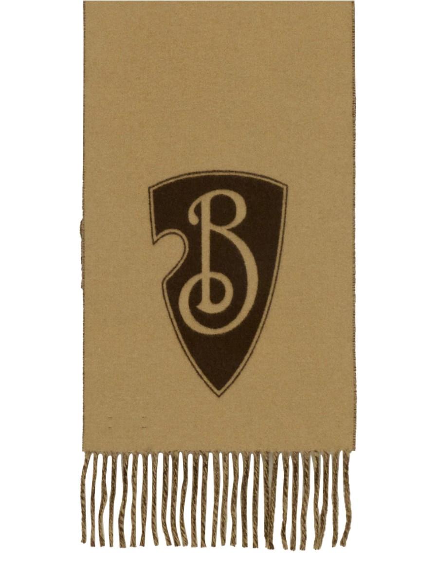 BURBERRY SCIARPA "B SHIELD" Spedizione Gratuita