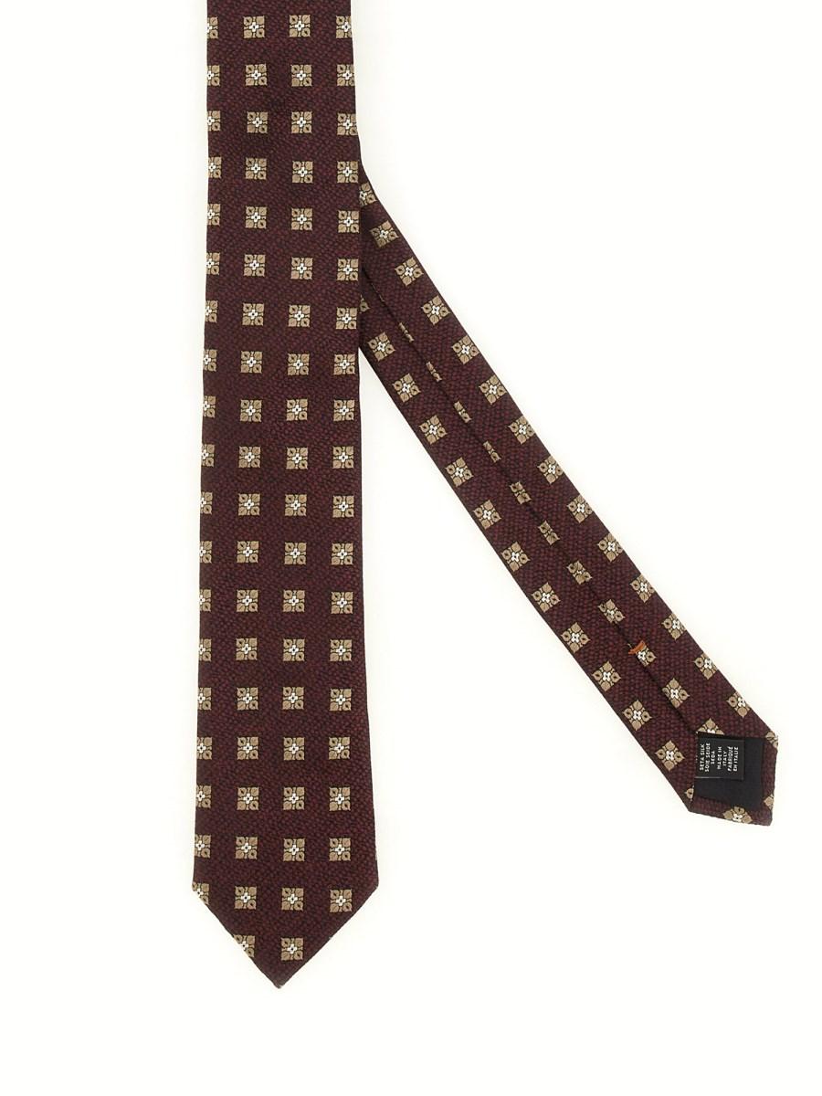 ZEGNA CRAVATTA IN SETA JACQUARD Sottocosto