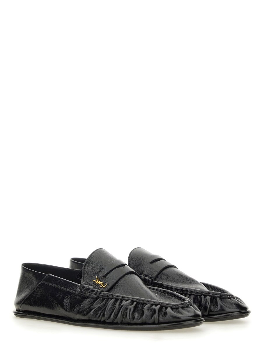 SAINT LAURENT MOCASSINO "LE LOAFER" IN PELLE In Linea