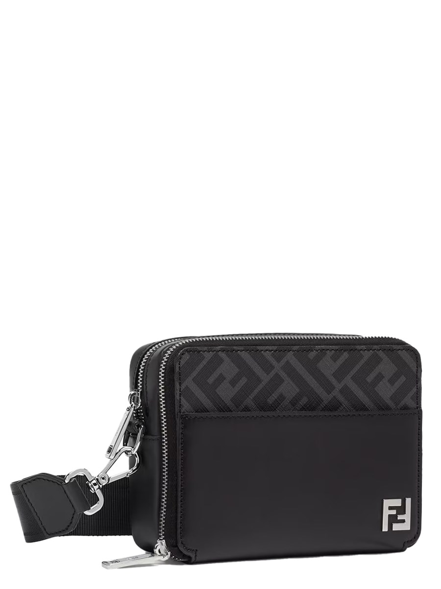 FENDI CAMERA CASE ORGANIZER SQUARED FF Spedizione Gratuita