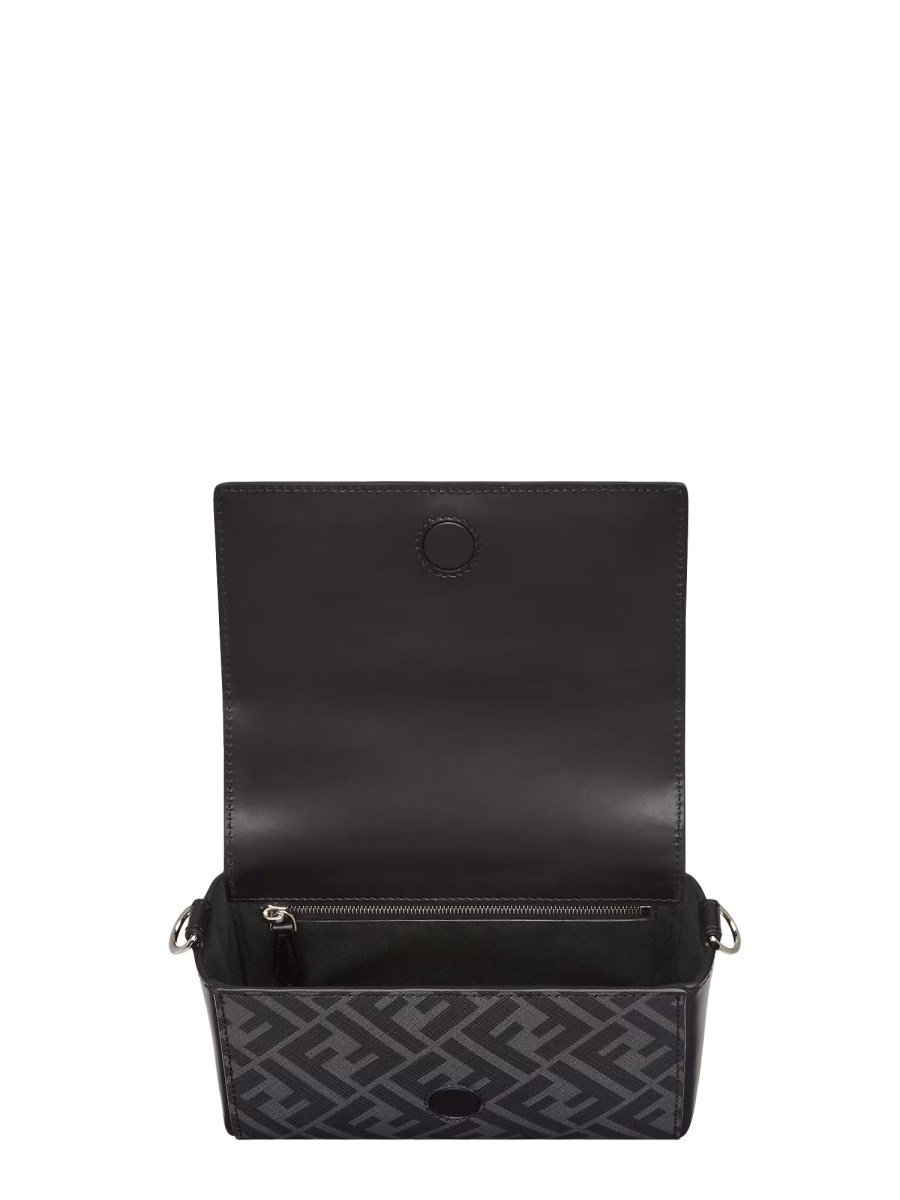 FENDI BORSA FF IN PELLE E TELA Pezzi Unici