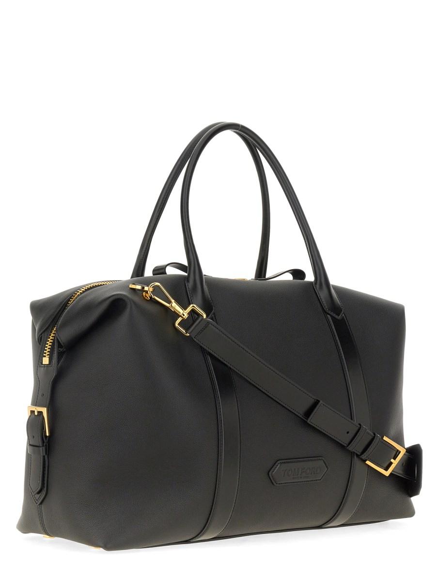 TOM FORD BORSA DA VIAGGIO IN PELLE CON FIBBIA LATERALE Acquista Ora