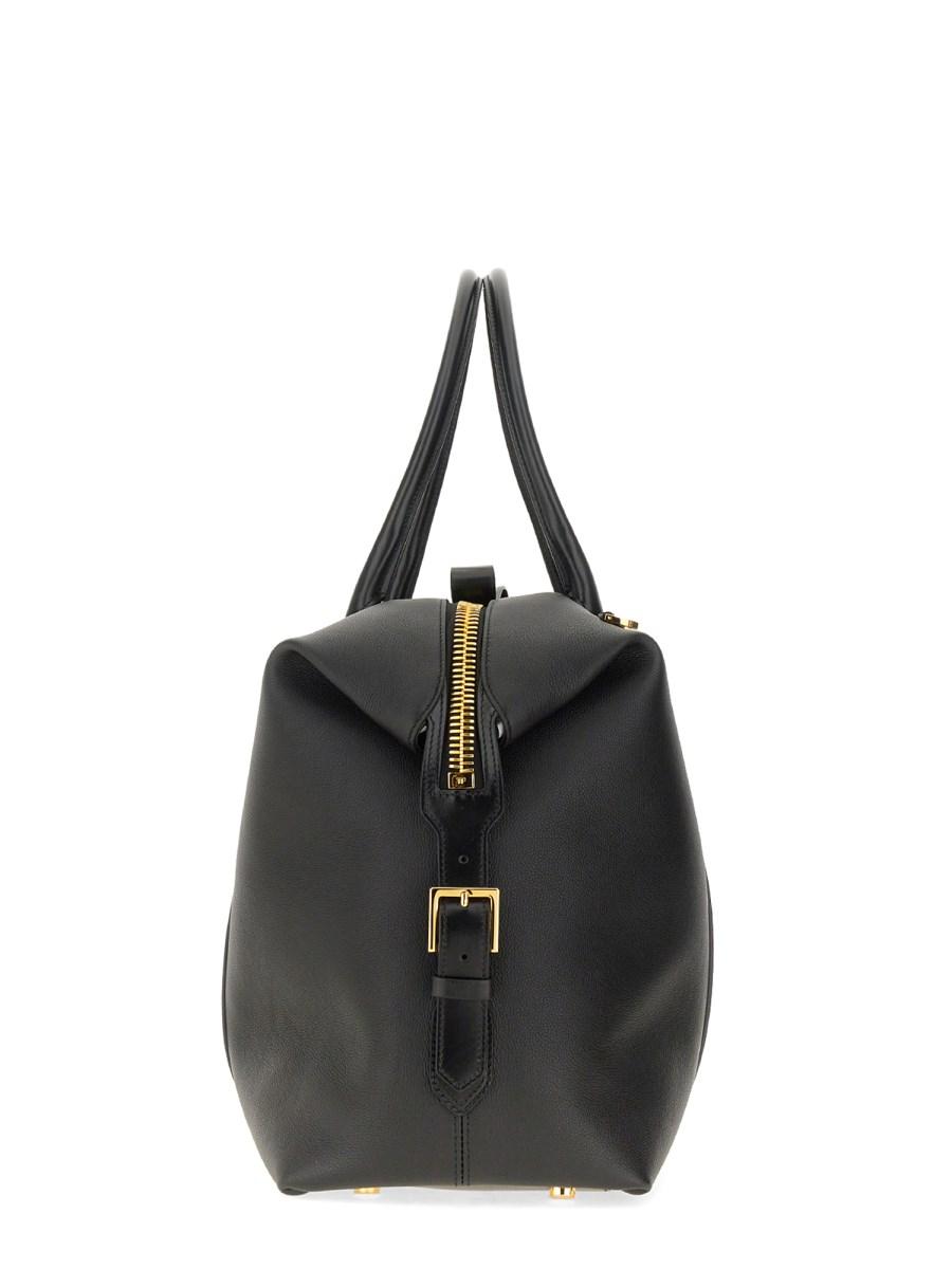 TOM FORD BORSA DA VIAGGIO IN PELLE CON FIBBIA LATERALE Acquista Ora