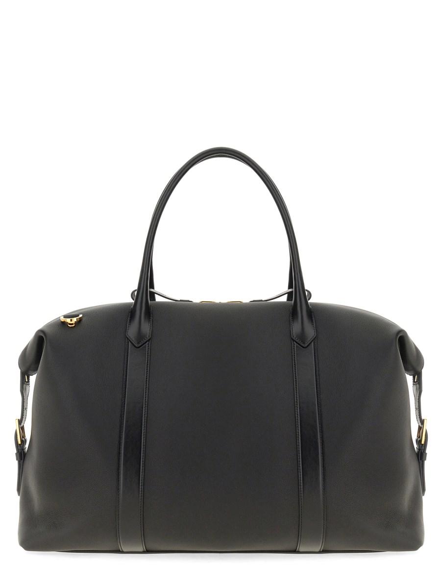 TOM FORD BORSA DA VIAGGIO IN PELLE CON FIBBIA LATERALE Acquista Ora
