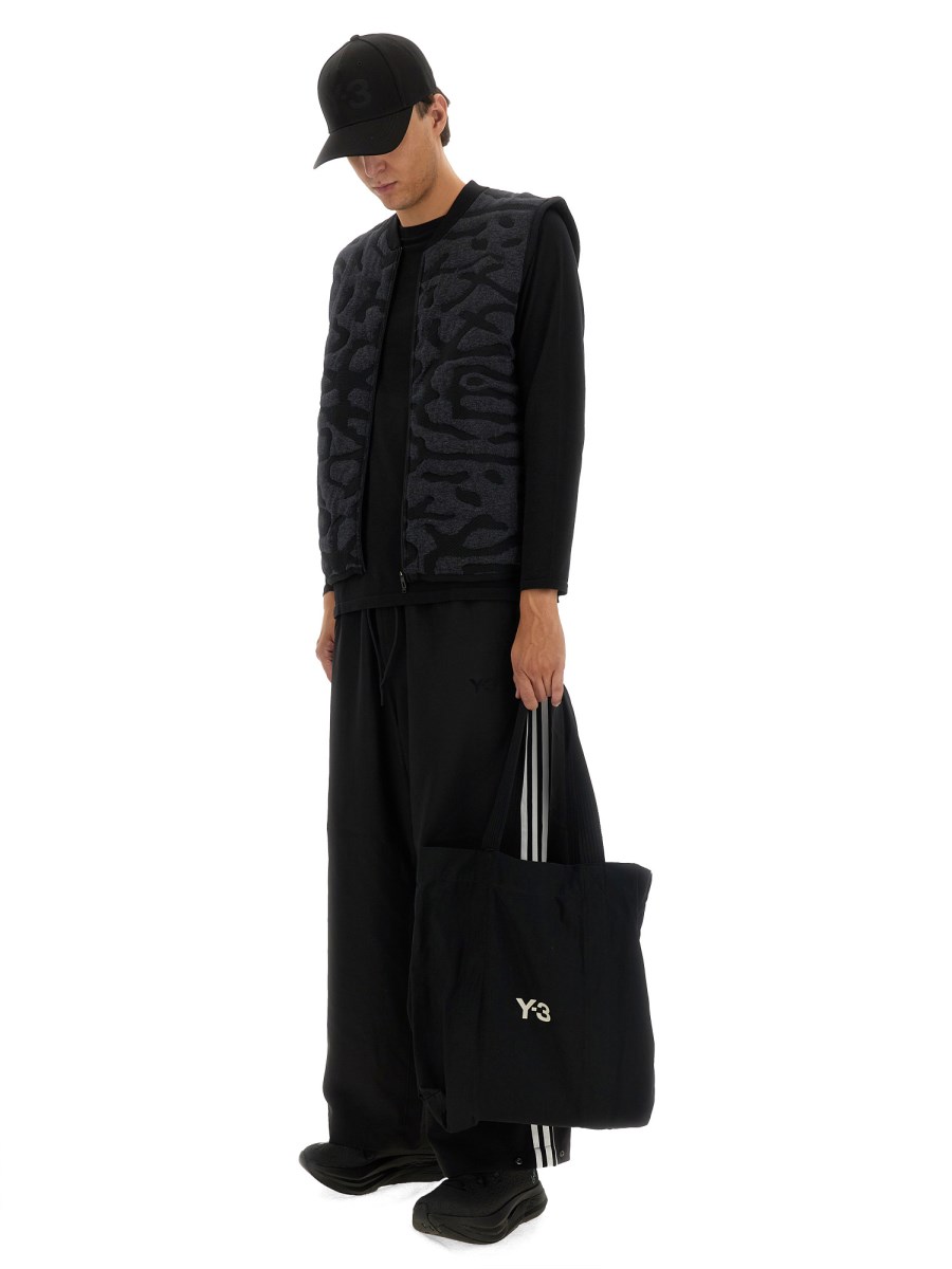 Y - 3 3 - BORSA TOTE IN CANVAS Shopping Online