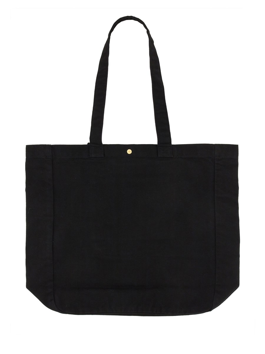CARHARTT WIP BORSA TOTE IN COTONE CON LOGO Novità